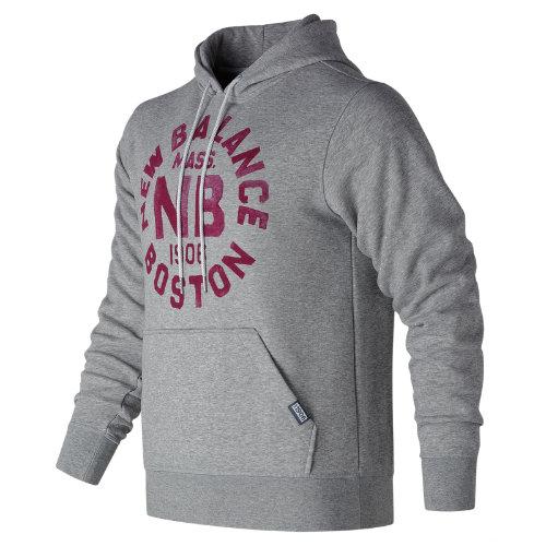 New Balance 71518 Men's Classic Pullover Graphic Hoodie - Grey (mt71518ag)