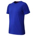 New Balance 4171 Men's Nb Cross Run Short Sleeve Tee - Optic Blue (mft4171otb)