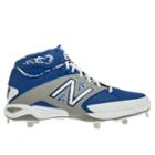 New Balance Mid-cut 4040v2 Metal Cleat Men's Mid-cut Cleats Shoes - Grey, Blue, White (m4040gb2)