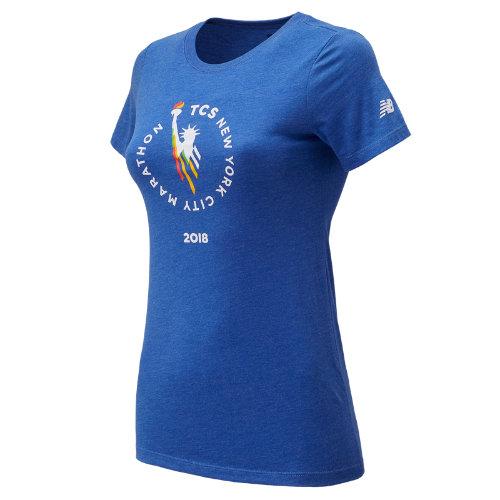 New Balance 83628 Women's Nyc Marathon Logo Short Sleeve - (wt83628m)