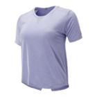 New Balance 93270 Women's Impact Run Mesh Short Sleeve - Purple (wt93270ca2)