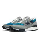 New Balance Connoisseur Authors 998 Men's Made In Usa Shoes - Grey, Navy, Blue (m998md)