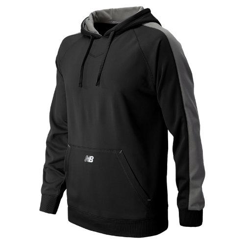 New Balance 8805 Men's Performance Fleece Baseball Hoodie - Team Black/athletic Grey (tmuj8805tbk)