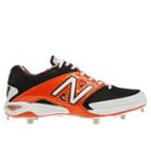 New Balance Low-cut 4040v2 Metal Cleat Men's Low-cut Cleats Shoes - Black, Orange, White (l4040bo2)