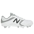 New Balance Low-cut 5464 Women's Softball Shoes - White, Silver (wf5464ws)