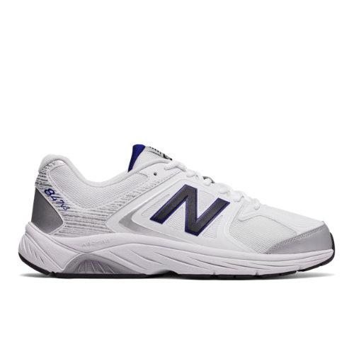 New Balance 847v3 Men's Health Walking Shoes - White/grey (mw847wt3)