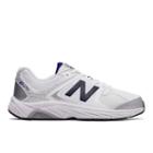 New Balance 847v3 Men's Health Walking Shoes - White/grey (mw847wt3)
