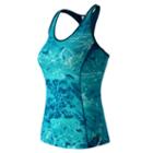 New Balance 53114 Women's Get Back Racerback - Sea Glass Print (wt53114sgp)