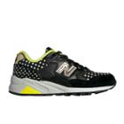 New Balance 580 Polka Dot Women's Running Classics Shoes - Black, Hi-lite (wrt580mc)