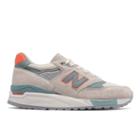 998 New Balance Women's Running Classics Shoes - Off White/blue (w998chs)