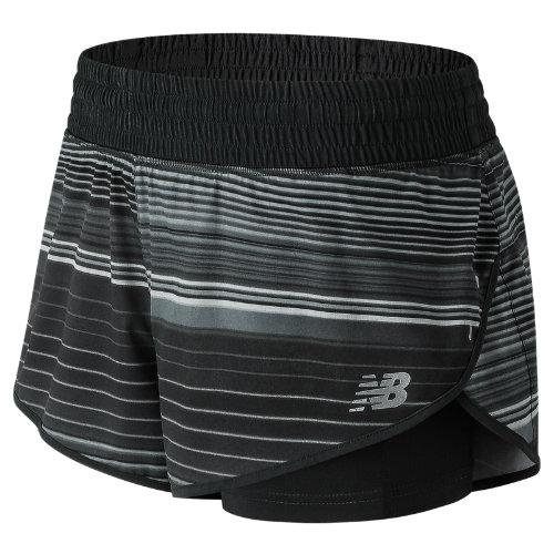 New Balance 81265 Women's 4 Inch Printed Impact Short - (ws81265)