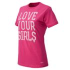 New Balance 5141 Women's Pink Ribbon Love Girls Tee - Magenta, Pink (rwgt5141mag)