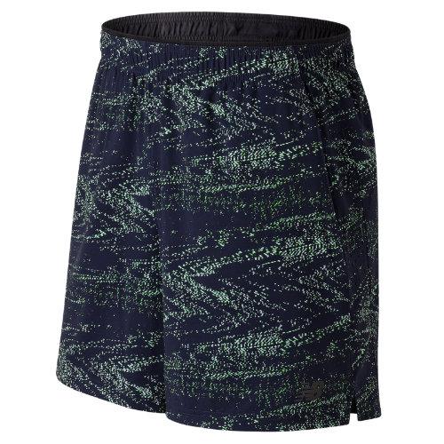 New Balance 73050 Men's 2 In 1 Graphic Short - Navy/black (ms73050pit)