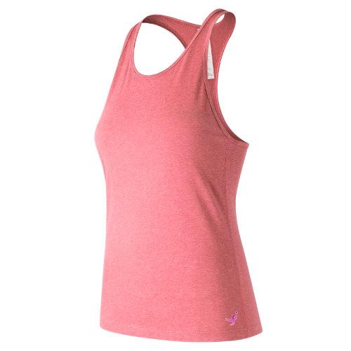 New Balance 73125 Women's Pink Ribbon Heather Tech Racerback - Pink (rwt73125akh)