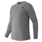New Balance 53080 Men's Long Sleeve Heather Tech Tee - Heather Grey (mt53080hgr)