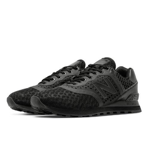 New Balance 574 Re-engineered Breathe Solid Men's 574 Shoes - Black (mtl574bk)