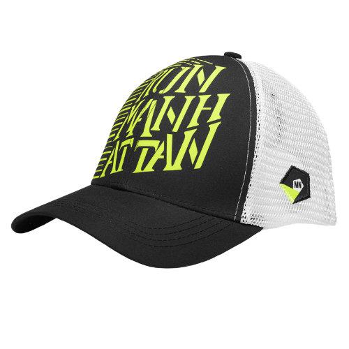 New Balance Men's & Women's Manhattan Technical Trucker Hat - Black/yellow (340003)
