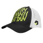 New Balance Men's & Women's Manhattan Technical Trucker Hat - Black/yellow (340003)