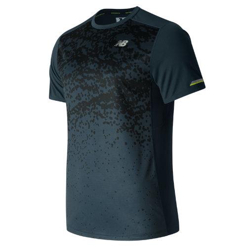 New Balance 63223 Men's Nb Ice Short Sleeve - Navy/black (mt63223gtp)