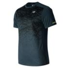 New Balance 63223 Men's Nb Ice Short Sleeve - Navy/black (mt63223gtp)