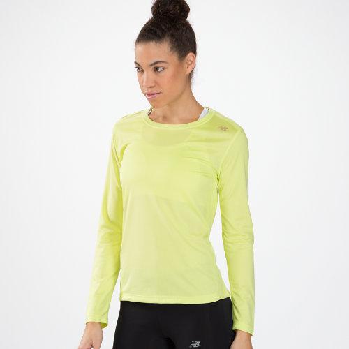 New Balance 3132 Women's Go 2 Long Sleeve - Sunny Lime (wrt3132syl)