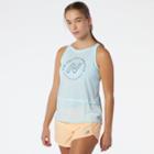 New Balance Womens Printed Impact Run Hybrid Tank