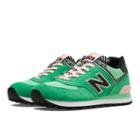 New Balance 574 Palm Springs Women's 574 Shoes - Green Flash, Pink, Black (wl574bfs)