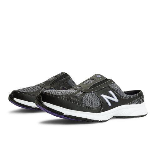 New Balance Everlight Mule 520 Women's Walking Shoes - Black, Purple (ww520bp)