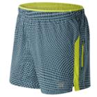 New Balance 63226 Men's Impact 5 Inch Track Short - Blue/yellow (ms63226rtp)