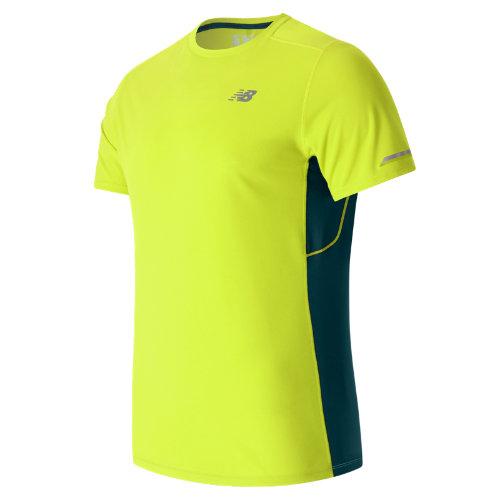 New Balance 63223 Men's Nb Ice Short Sleeve - Yellow (mt63223ffy)