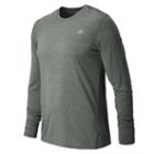 New Balance 3320 Men's Heathered Long Sleeve - Combat (mrt3320cmb)