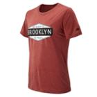 New Balance 71622 Men's Brooklyn Half No Sleep Tee - Orange (mt71622vor)