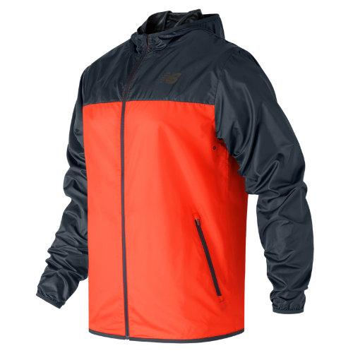 New Balance 71042 Men's Windcheater Jacket - Orange/green (mj71042ao)