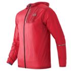 New Balance 61226 Men's Lite Packable Jacket - Red (mj61226brc)
