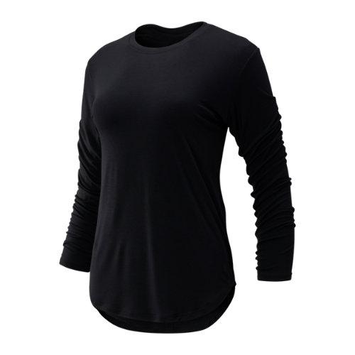 New Balance 93485 Women's Evolve Twist Back Long Sleeve - Black (wt93485bk)