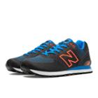 New Balance 574 Woven Men's 574 Shoes - Black, Blue, Orange (ml574ala)