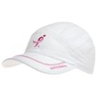 New Balance 4417 Women's Pink Ribbon Cap - White, Komen Pink (nbk-4417wt)