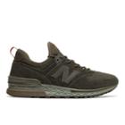 New Balance 574 Sport Men's Sport Style Shoes - Green (ms574ca)