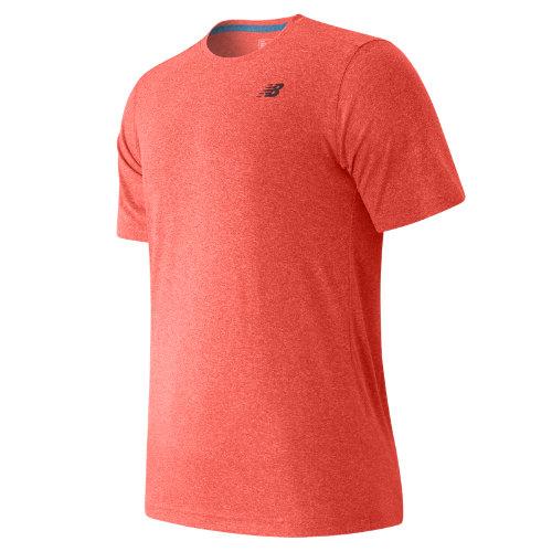 New Balance 53081 Men's Short Sleeve Heather Tech Tee - Red (mt53081amh)