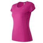 New Balance 53141 Women's Accelerate Short Sleeve - Pink (wt53141fus)