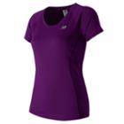 New Balance 53224 Women's Nb Ice Short Sleeve - Imperial Purple (wt53224ipp)