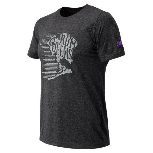 New Balance 63249 Men's Nyrr Queens Ss Tee - Grey (mt63249vch)