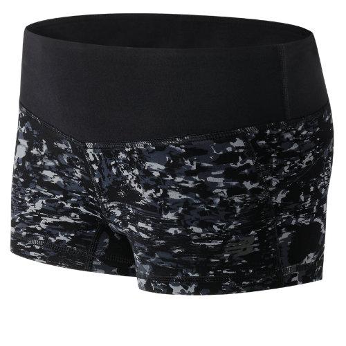 New Balance 53106 Women's Premium Performance Short - Black Multi (ws53106bgr)