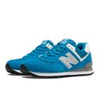 New Balance 574 Varsity Men's 574 Shoes - Blue, Silver (ml574vaw)
