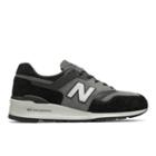 997 New Balance Men's Made In Usa Shoes - Black/grey (m997cur)