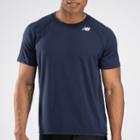 New Balance 3103 Men's Short Sleeve Tech Shirt - Navy (tmmt3103tnv)