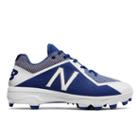 New Balance Tpu 4040v4 Men's Low-cut Cleats Shoes - Blue/white (pl4040d4)
