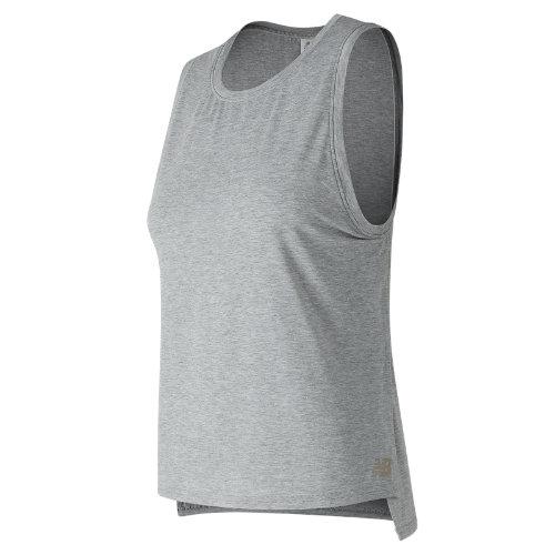 New Balance 73453 Women's Graphic Layering Tank - Grey (wt73453ag)