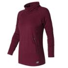 New Balance 63136 Women's M4m Seamless Cable Pullover - Red (wt63136sdr)