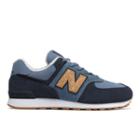 New Balance 574 Core Plus Kids Grade School Lifestyle Shoes - Blue/black (gc574kwa)